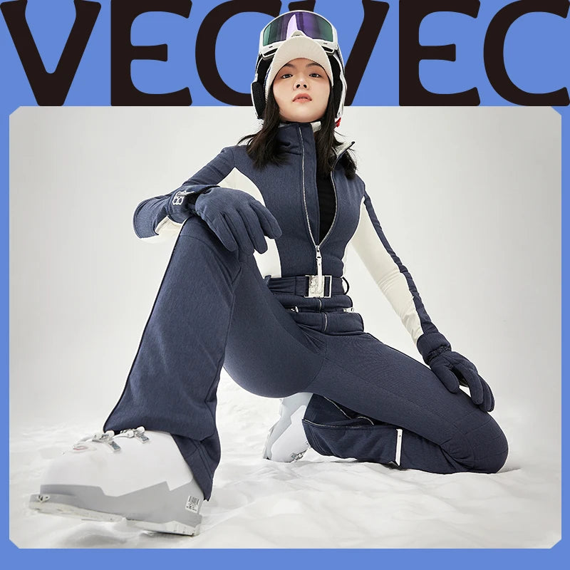 VECVEC warm Snowboard ski breathable suit Women's ski suit Outdoor sports windproof waterproof ski suit snow jacket women