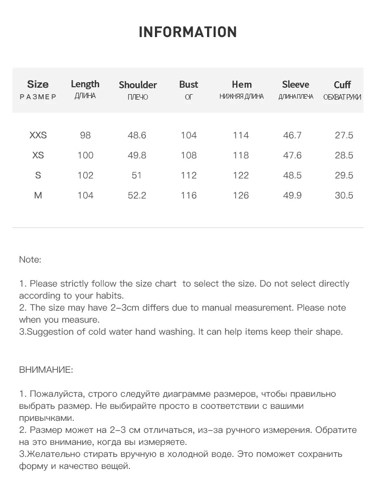 ZIQIAO Petite Size Mid-length Stand-up Collar Warm Long Coat for Women 2024 Winter New Design Elegant Style Coat  24ZQ94256